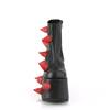 DemoniaCult - SLAY77 Bottes de plateforme - Noir/Rouge Product image